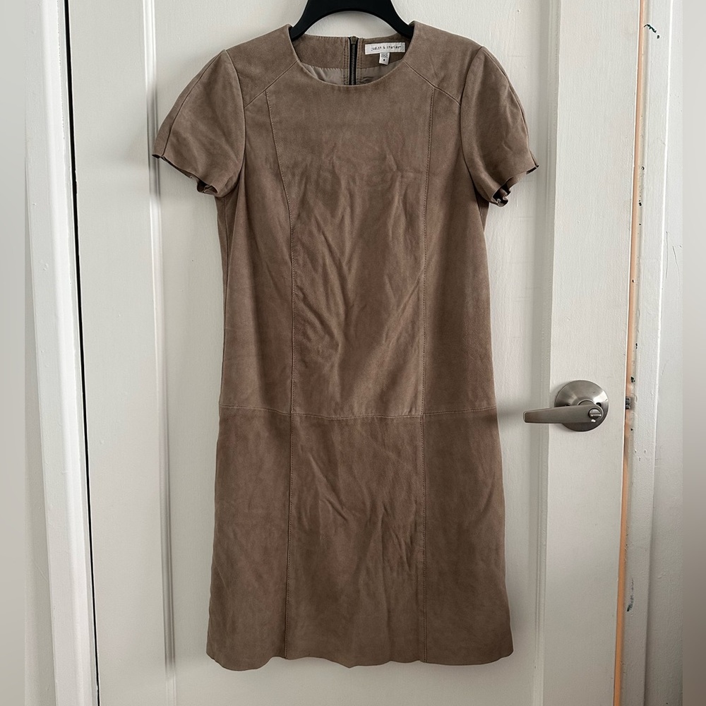 Judith & Charles Lambs Suede Mini Dress